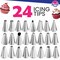 88 pcs Cake Decorating Kit with Cake Turntable - Includes 50 Disposable + 2 Reusable Piping Bags and Tips Set, 24 Icing Piping Tips, 2 Spatulas, 3 Icing Comb Scraper, Baking Supplies